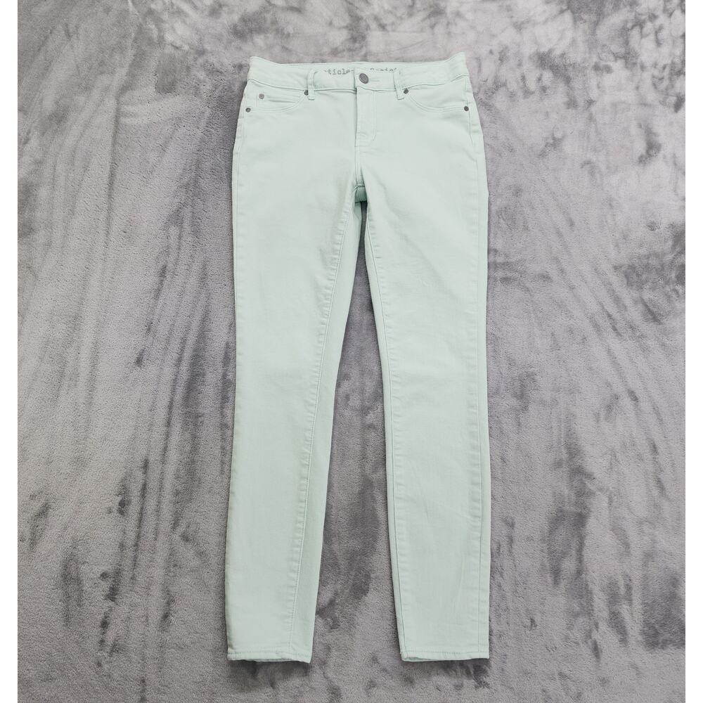 Articles of‎ Society Jeans Womens 27 Mint Green Sarah Low Rise Ankle Skinny